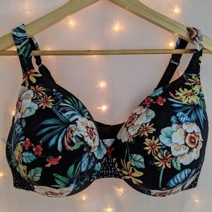Cacique Bra - 42ddd Tropical Print